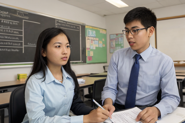 Raymond Tran Promotes Financial Literacy Through Stock Market Game in Middle School Classroom