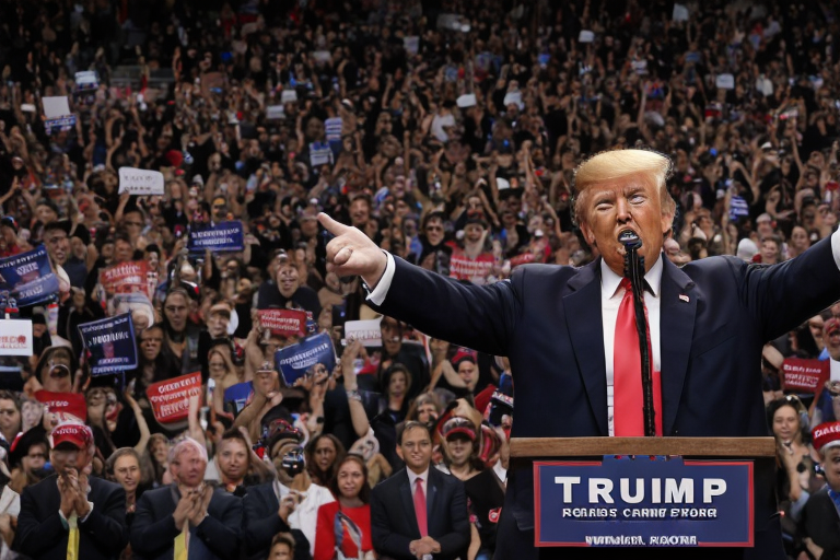 Trump Rallies in NJ Amid Legal Woes, Slams ‘Moron’ Biden on Economy and Israel