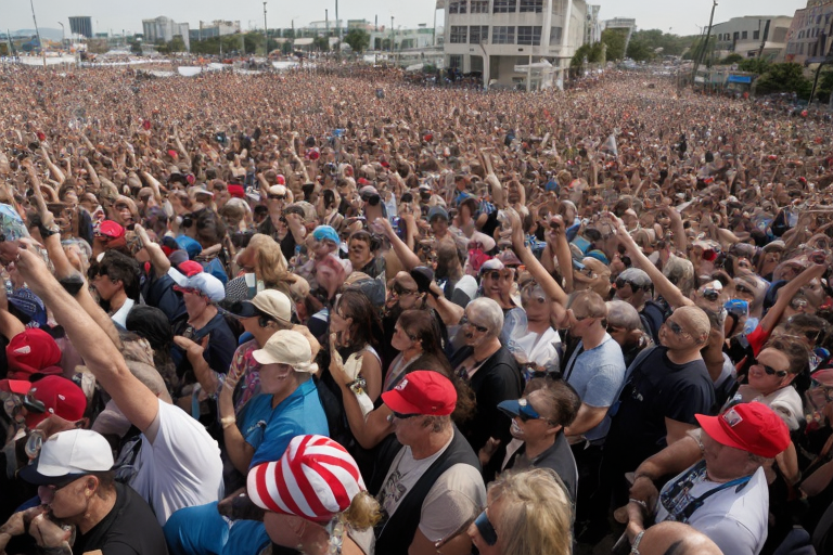 Trump Draws Massive Crowd in Wildwood Amidst Biden’s Vacation: ‘Change’ Sought over Perceived Failures